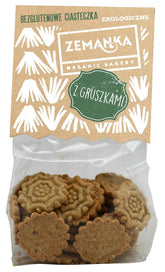 Bánh quy lê không chứa gluten hữu cơ 100 g - ZEMANKA